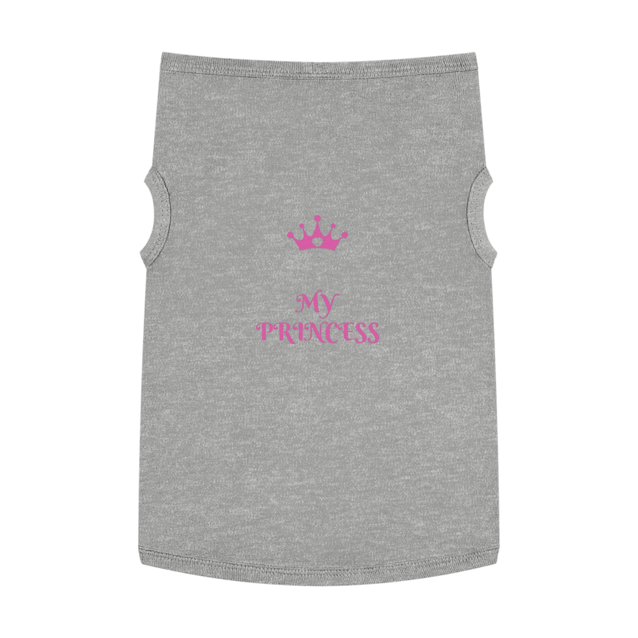 My Princess Pet Tank Top | Pink Crown Dog Shirt - Image 22