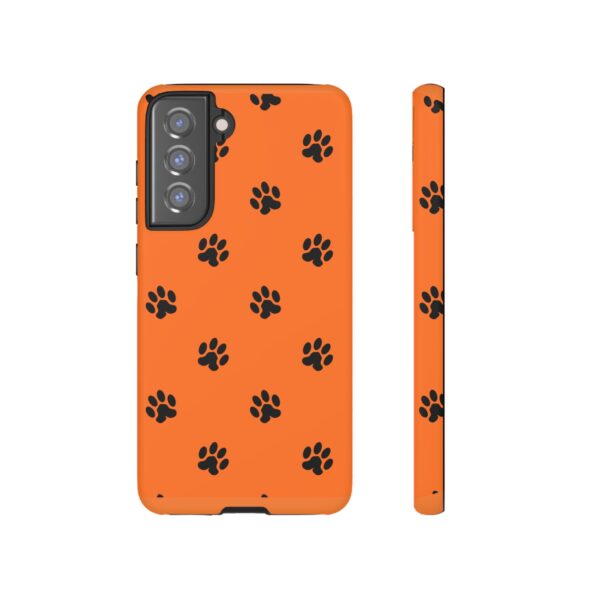 Orange Paw Print Phone Case | Tough Cases | Pet Lover Gift, Animal Print Cases, Unique Phone Cover, Fun Accessories, Birthday Gift - Image 59