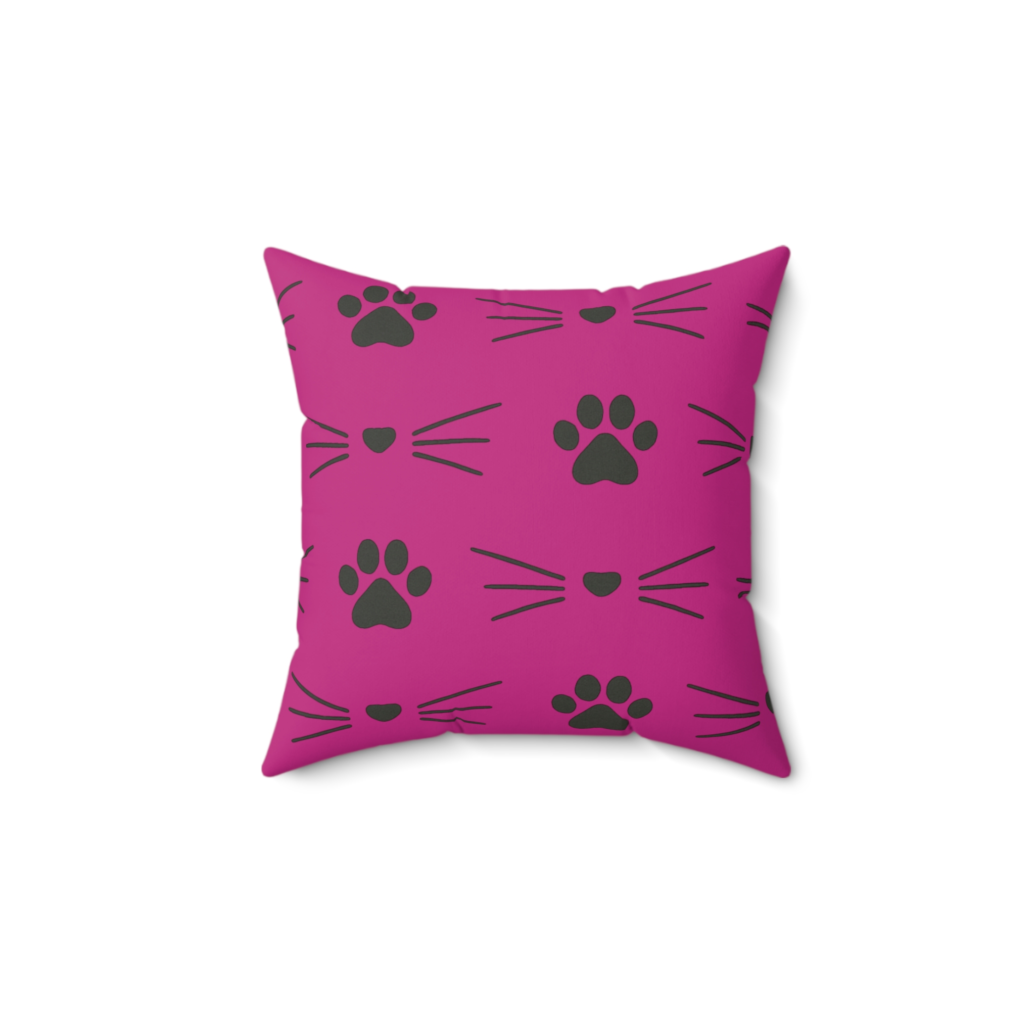 Cat Lover Faux Suede Square Pillow, Pet Decor, Cat Themed Gift, Cozy Home Accent, Valentine’s Day Gift, Animal Lover Pillow