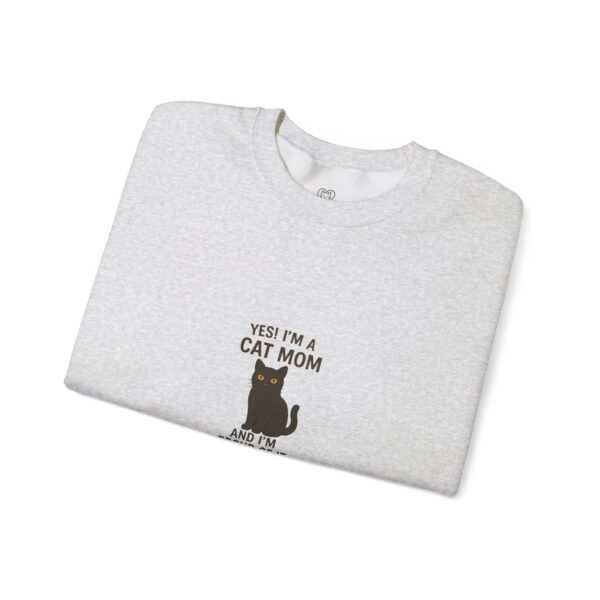 Cat Mom Sweatshirt: Cozy Gift for Cat Lovers, Perfect for Birthdays, Mother’s Day, Pet Lovers, Casual Wear - Image 7