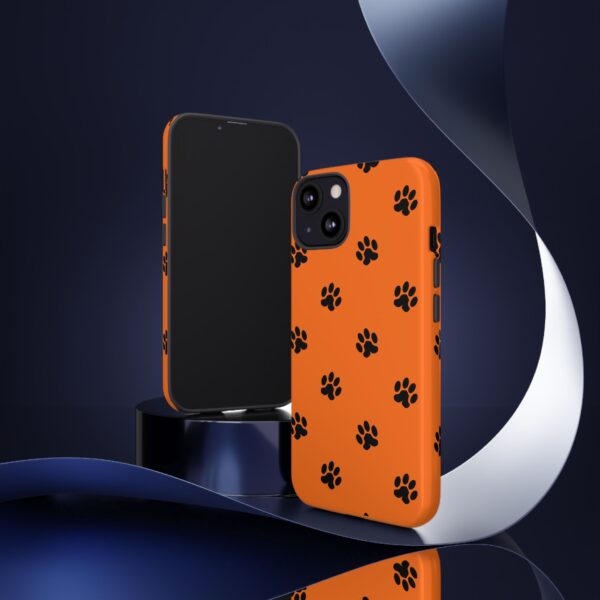 Orange Paw Print Phone Case | Tough Cases | Pet Lover Gift, Animal Print Cases, Unique Phone Cover, Fun Accessories, Birthday Gift - Image 26