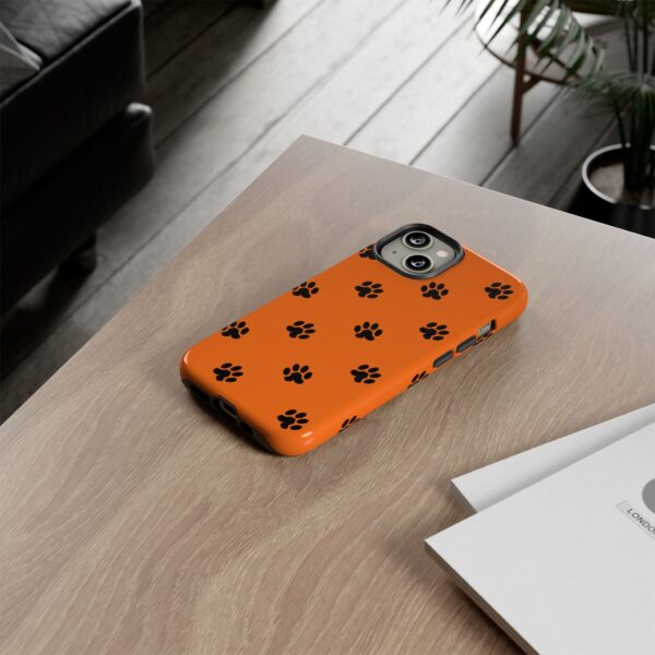 Orange Paw Print Phone Case | Tough Cases | Pet Lover Gift, Animal Print Cases, Unique Phone Cover, Fun Accessories, Birthday Gift - Image 76