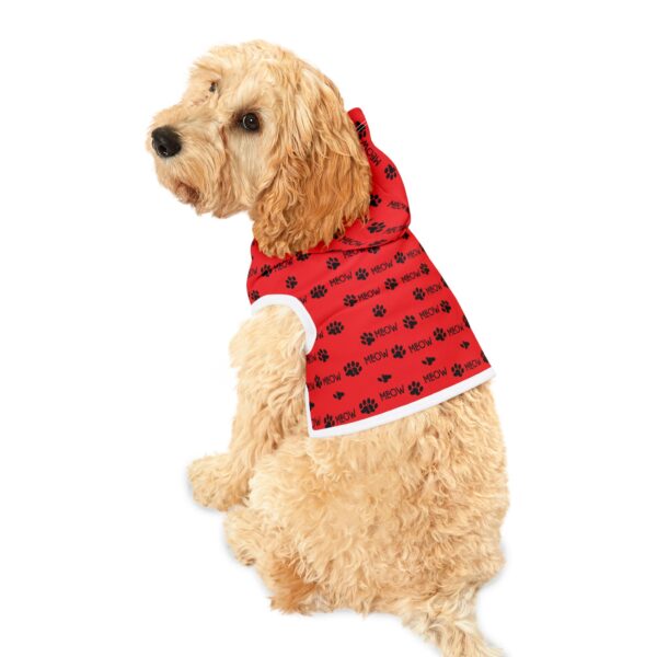 Vibrant Orange Pet Hoodie for Cats and Dogs, Cozy Hoodie, Pet Apparel, Cute Animal Wear, Fun Pet Gift, Halloween Costume - Image 4