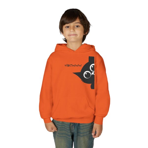 Peekaboo Cat Hoodie | Kids Pullover Hooded Sweatshirt - Image 15