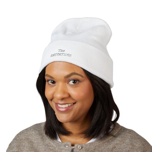 The CatFather embroidered beanie | Classic Cuffed Beanie - Image 3