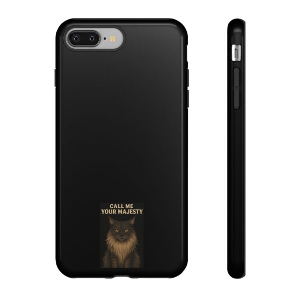 Sassy Cat Phone Case - Call Me Your Majesty, Cute Pet Lover Gift, Durable Case, Animal Lover Accessory, Birthday Gift for Cat Owners - Image 3