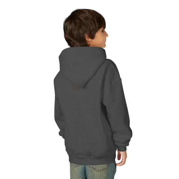 Unstoppable Cat Hoodie | Geometric Retro Collage Youth Sweatshirt - Image 16