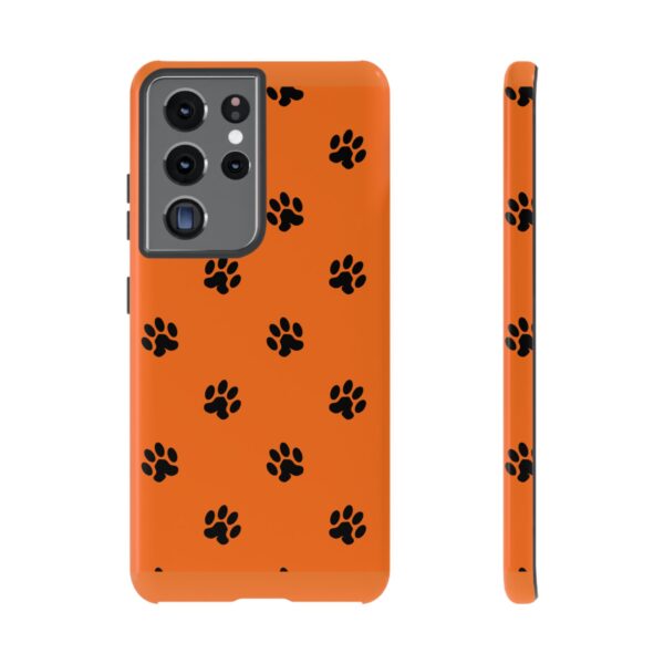 Orange Paw Print Phone Case | Tough Cases | Pet Lover Gift, Animal Print Cases, Unique Phone Cover, Fun Accessories, Birthday Gift - Image 49