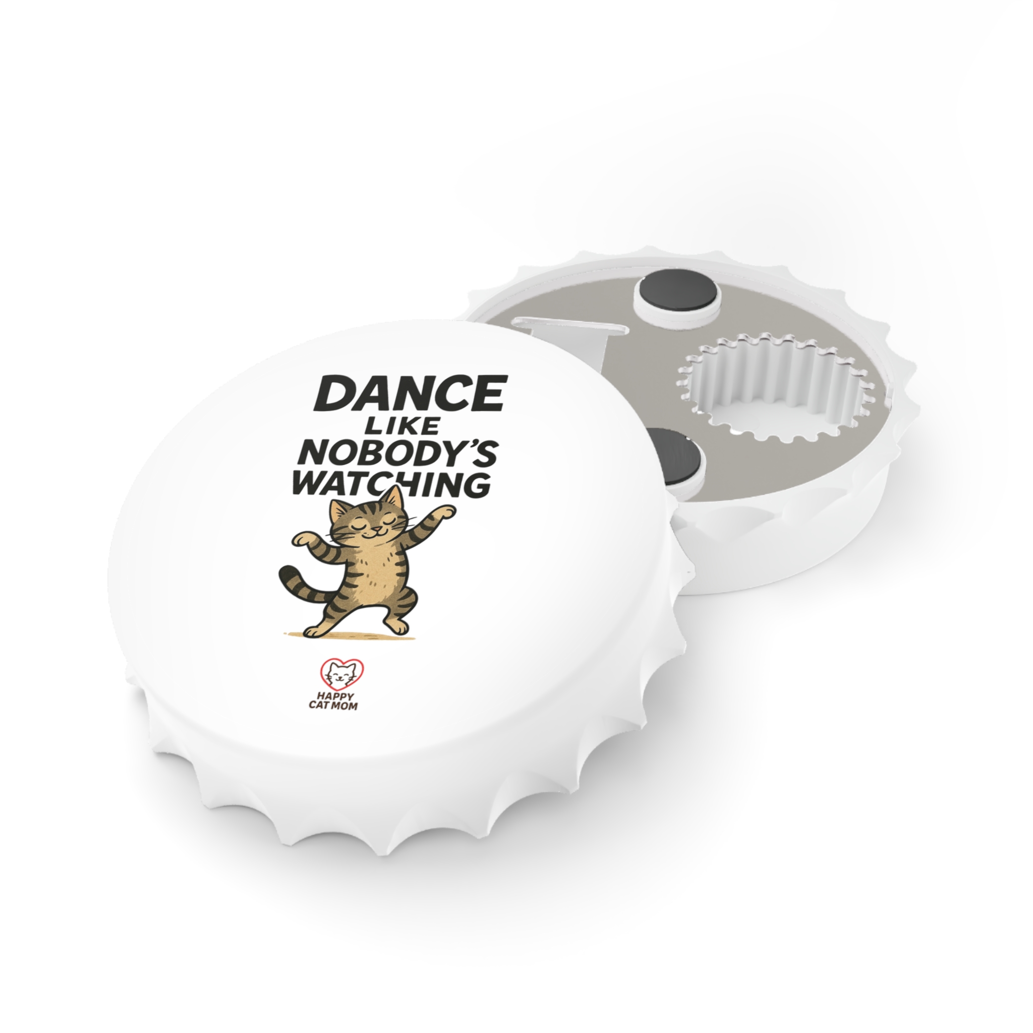 Cat-Themed Bottle Opener, Fun Kitchen Gadget, Pet Lover Gift, Unique Barware for Parties, Funny Cat Decor, My Cat's Cooler Than Your Ex - Image 3