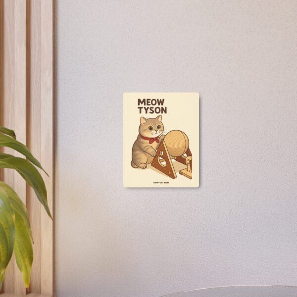 Metal Cat Art Sign, Funny Cat Decor, Pet Lover Gift, Home Wall Decor, Cat-Themed Art, Meow Tyson Sign - Image 8