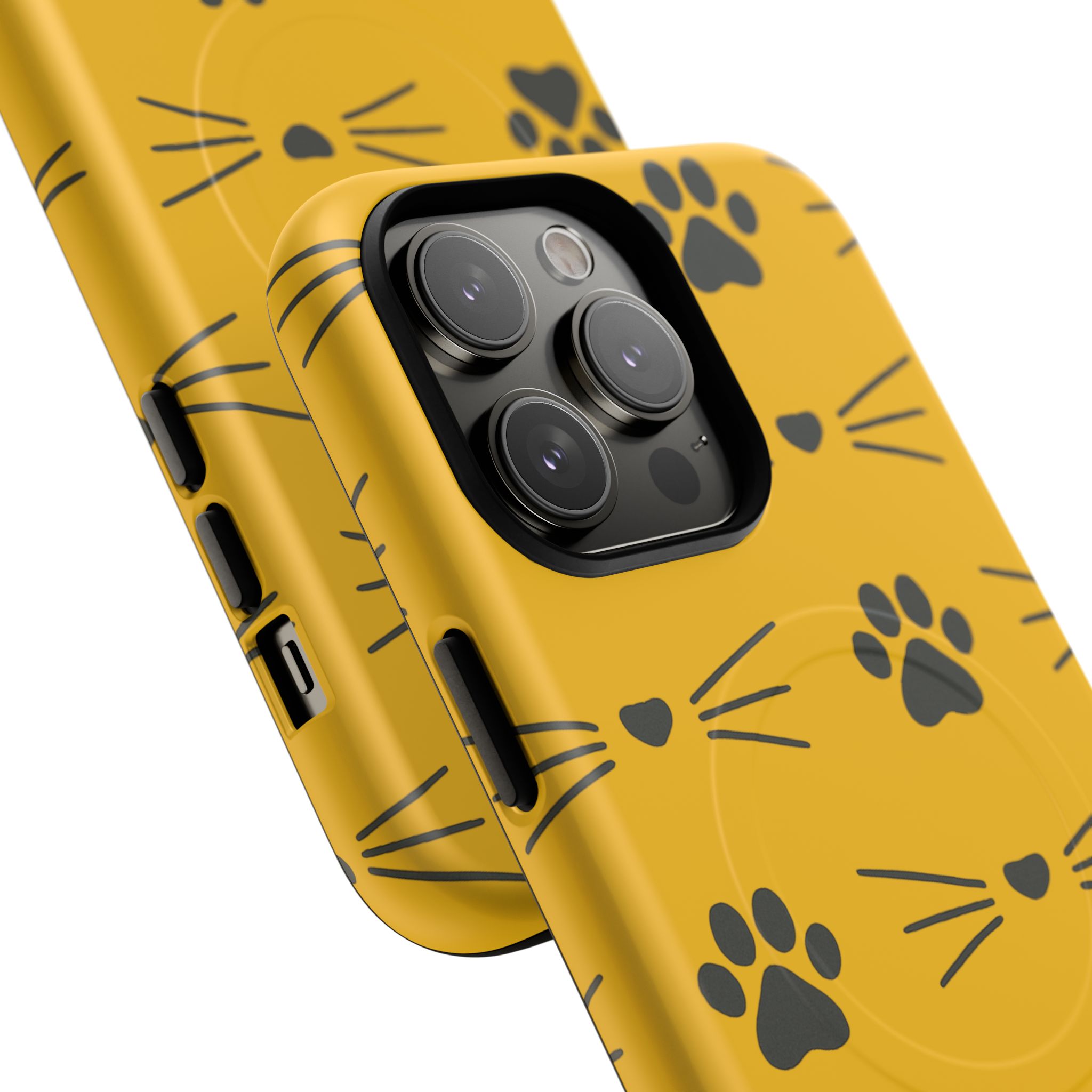 Sleek Cat Paw Magnetic Phone Case, Durable Pet Lover Accessory, Trendy Gift for Cat Owners, Protect Your Phone with Style - Image 47