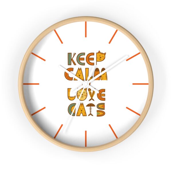 Copy of Funny Cat Wall Clock - Time is Running, Cat Decor, Unique Gift for Cat Lovers, Home Office Wall Art, Quirky Kitty Clock - Image 16
