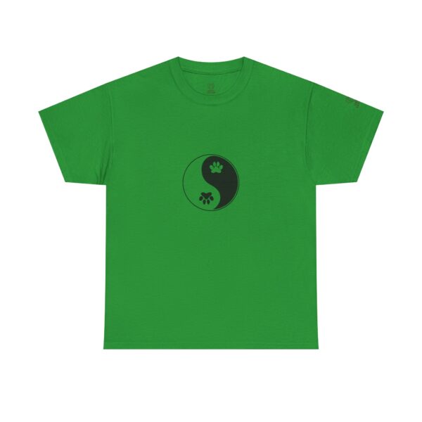 Yin Yang Unisex Heavy Cotton Tee, Pet Lovers Shirt, Spiritual Cotton Tee, Philosophy Gift, Everyday Casual Wear - Image 29