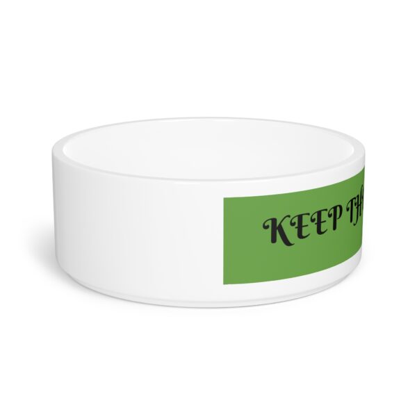 Fun Pet Bowl, Keep the Bowl Full, Dog Dish, Cat Bowl, Pet Lover Gift, Cute Pet Essentials - Image 2