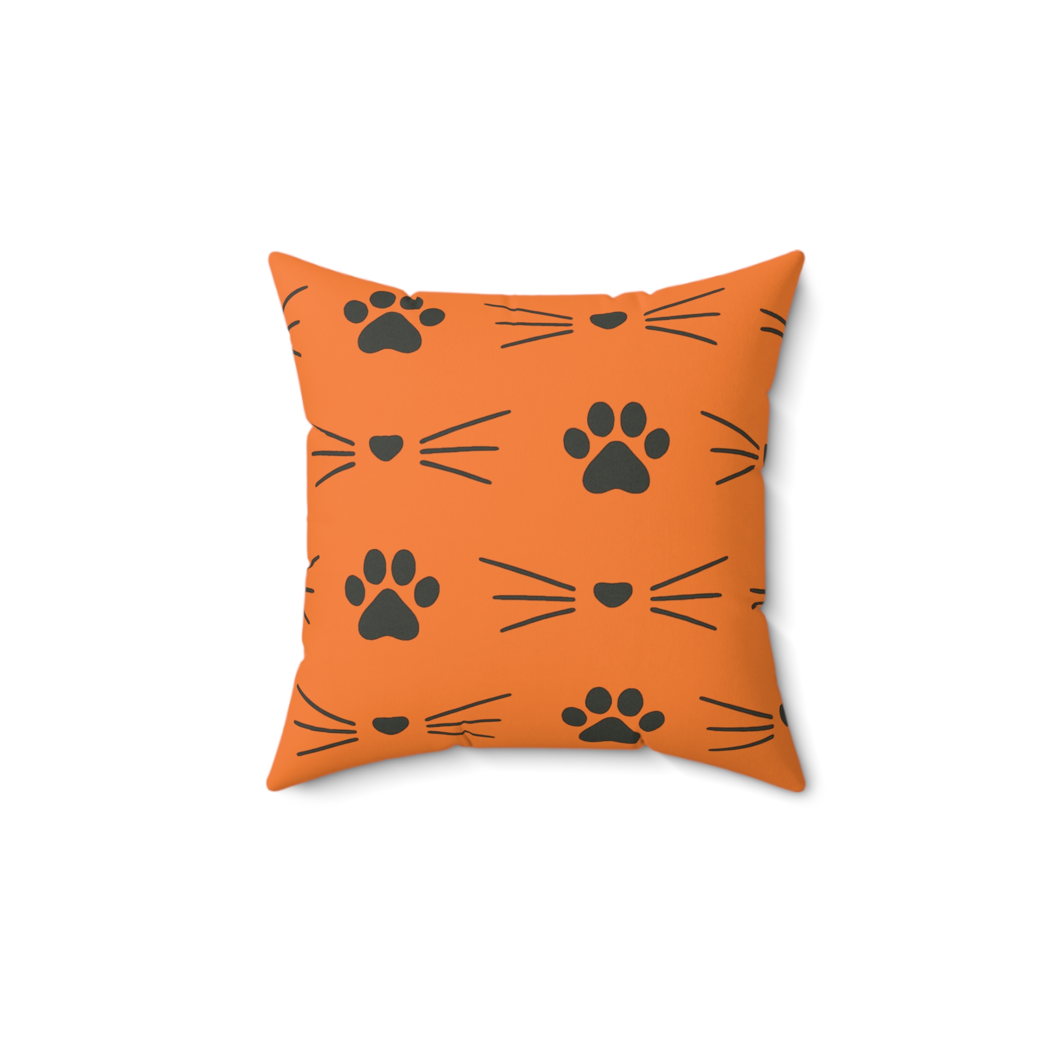Cat Lover Faux Suede Square Pillow, Pet Decor, Cat Themed Gift, Cozy Home Accent, Valentine’s Day Gift, Animal Lover Pillow