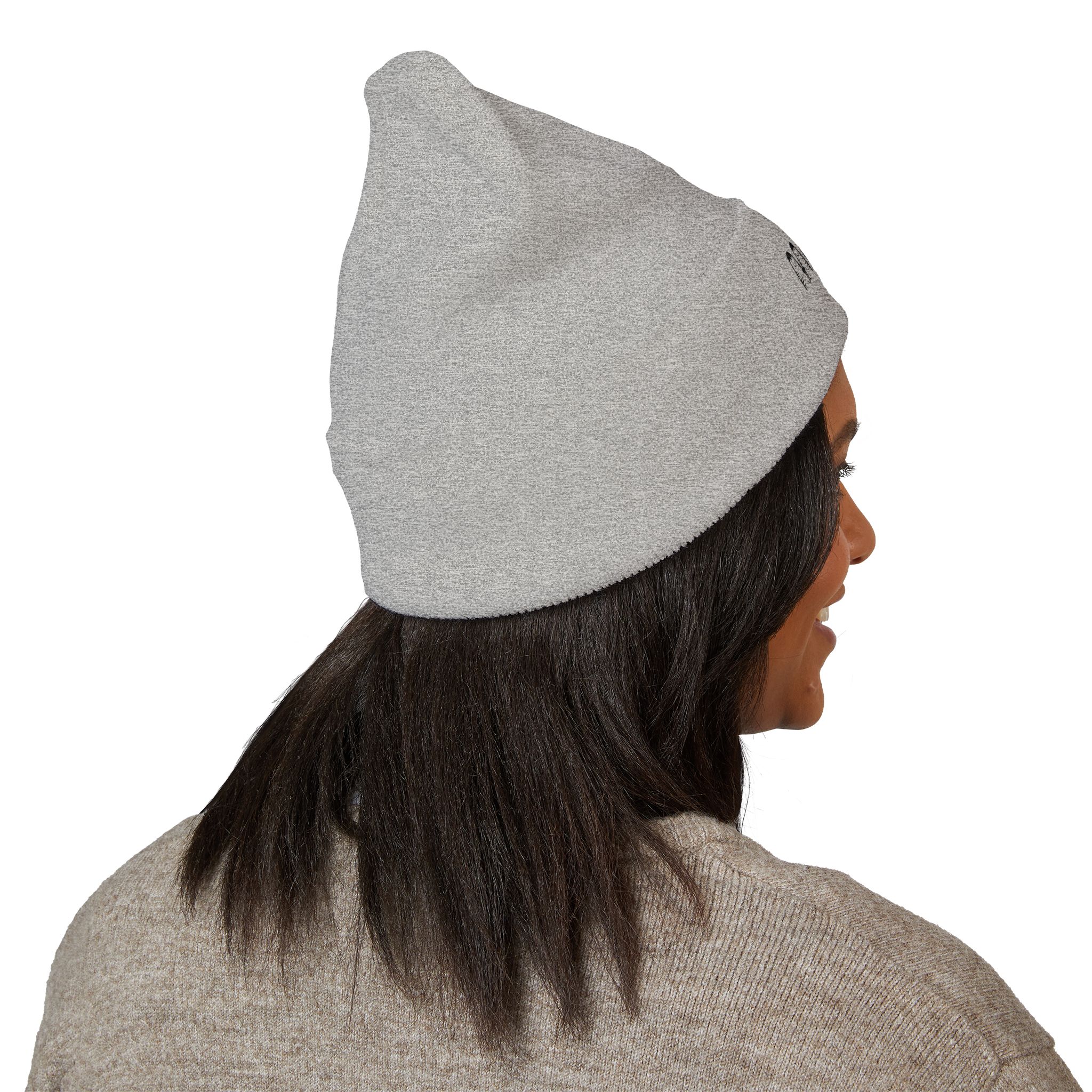 Meow Cat Letters beanie | Embroidered cuffed beanie - Image 8
