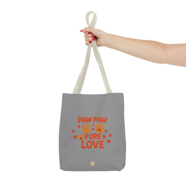 Paw Print Love Tote Bag, Cute Pet Lover Gift, Animal Theme Bag, Paw Paw Pure Love Accessories, Dog Mom Tote, Everyday Carryall - Image 28
