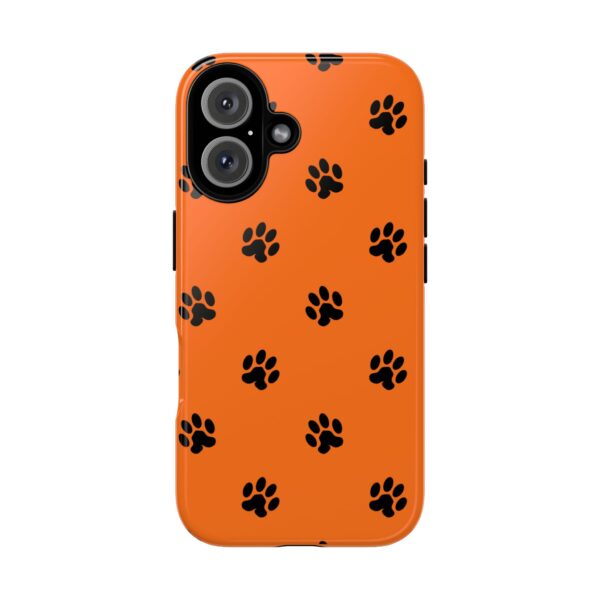 Orange Paw Print Phone Case | Tough Cases | Pet Lover Gift, Animal Print Cases, Unique Phone Cover, Fun Accessories, Birthday Gift - Image 177