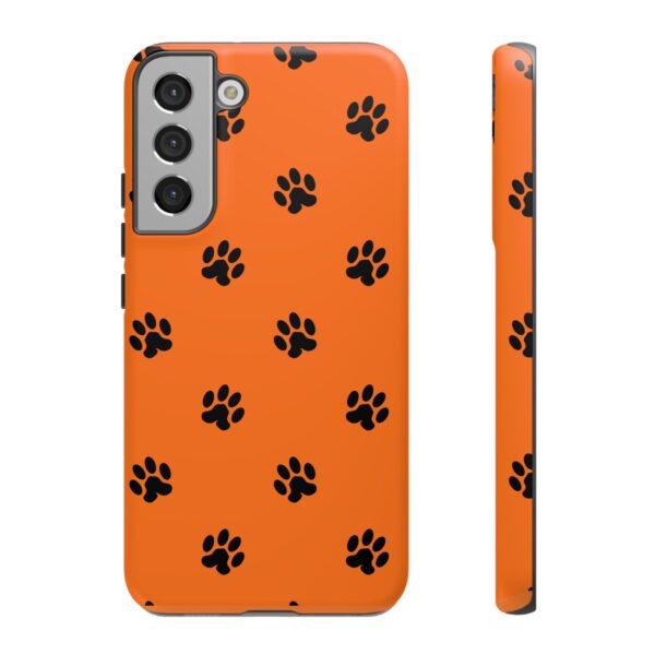 Orange Paw Print Phone Case | Tough Cases | Pet Lover Gift, Animal Print Cases, Unique Phone Cover, Fun Accessories, Birthday Gift - Image 67
