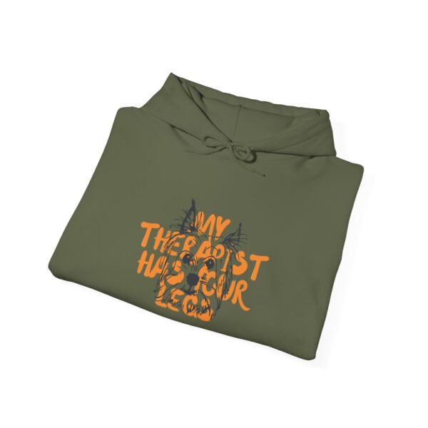 My Therapist Has Four Legs Hoodie | Dog Lover Paw Print Sweatshirt - Image 24