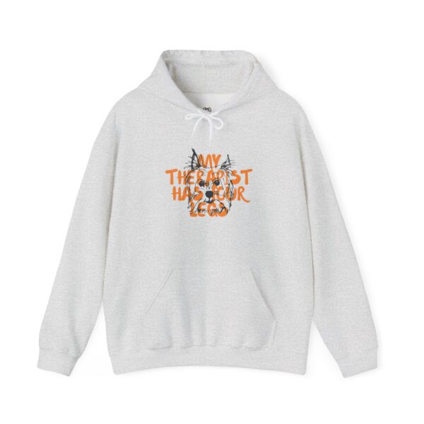 My Therapist Has Four Legs Hoodie | Dog Lover Paw Print Sweatshirt - Image 5