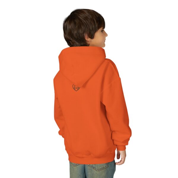 Unstoppable Cat Hoodie | Geometric Retro Collage Youth Sweatshirt - Image 12