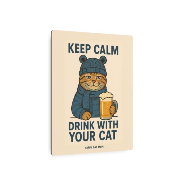 Charming Cat Metal Art Sign, Cat Lovers Decor, Funny Wall Art, Pet Themed Gift, Home Bar Sign, Cat Owners Wall Decoration - Image 7