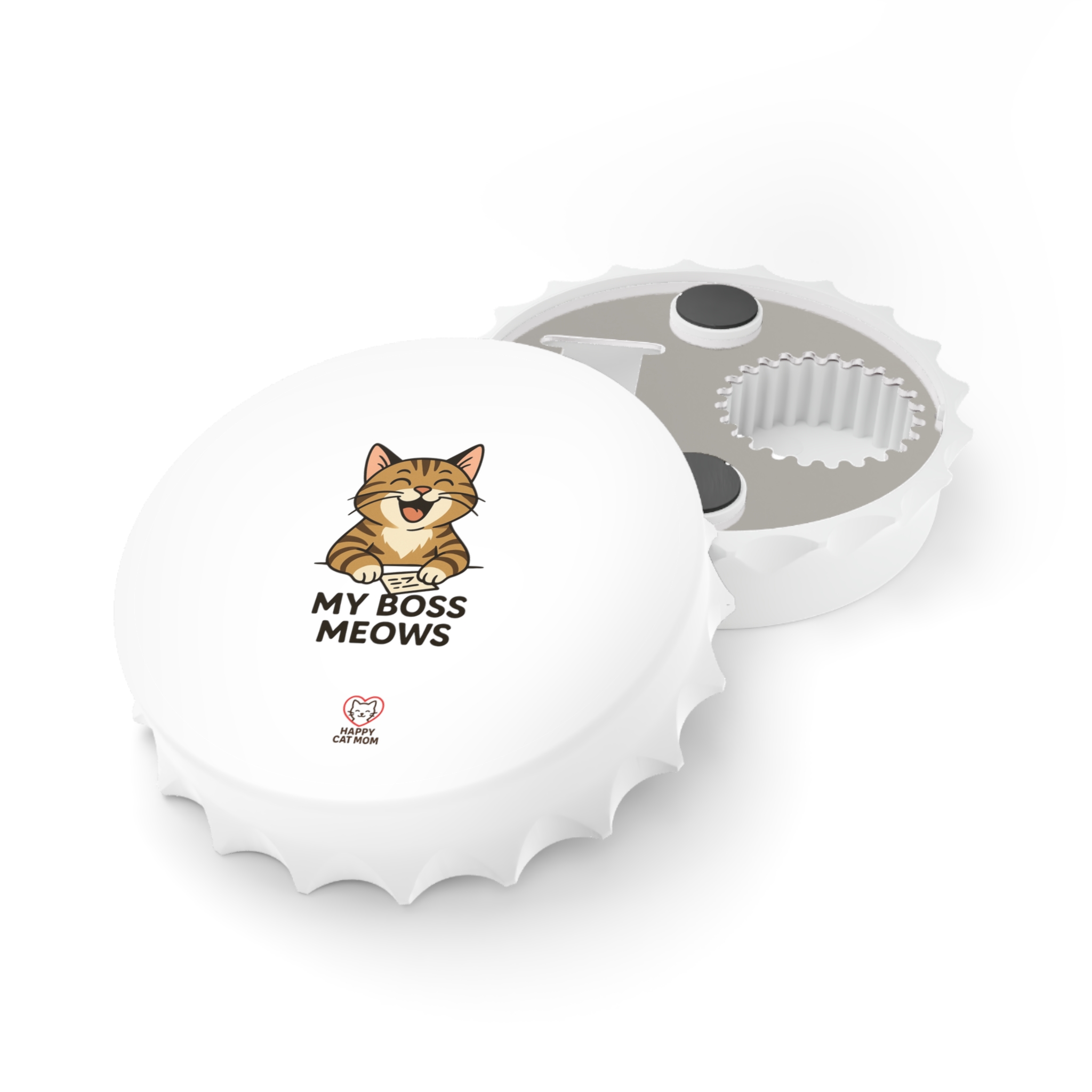Cat-Themed Bottle Opener, Fun Kitchen Gadget, Pet Lover Gift, Unique Barware for Parties, Funny Cat Decor, My Cat's Cooler Than Your Ex - Image 3