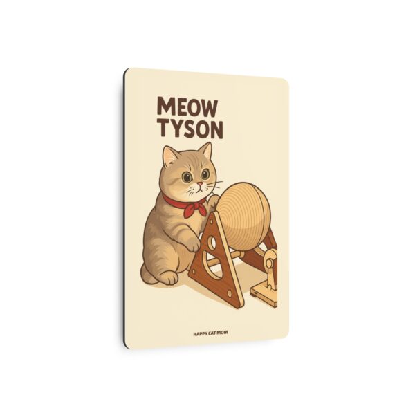Metal Cat Art Sign, Funny Cat Decor, Pet Lover Gift, Home Wall Decor, Cat-Themed Art, Meow Tyson Sign - Image 3