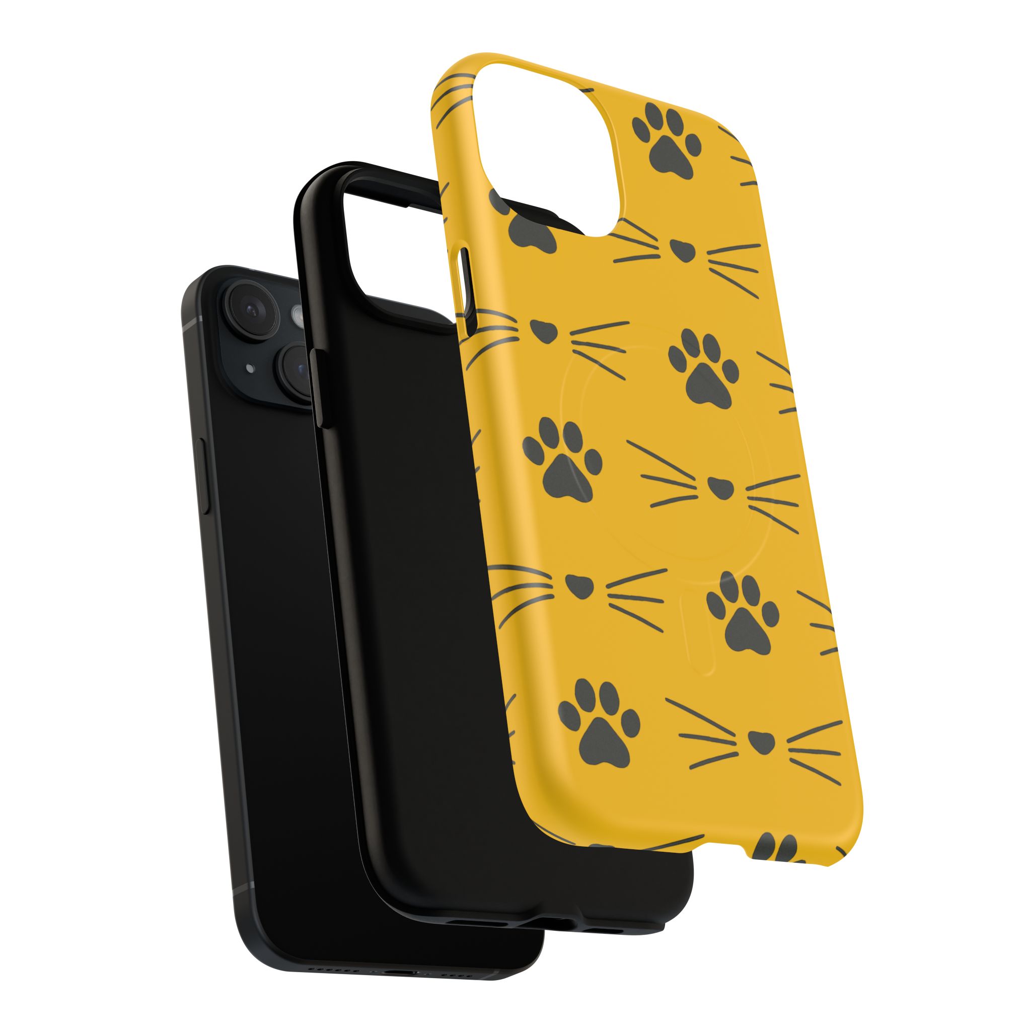 Sleek Cat Paw Magnetic Phone Case, Durable Pet Lover Accessory, Trendy Gift for Cat Owners, Protect Your Phone with Style - Image 18