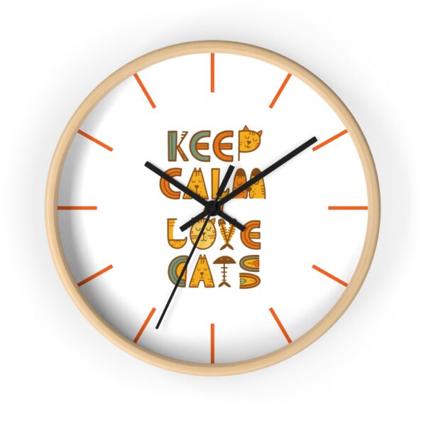 Copy of Funny Cat Wall Clock - Time is Running, Cat Decor, Unique Gift for Cat Lovers, Home Office Wall Art, Quirky Kitty Clock - Image 13