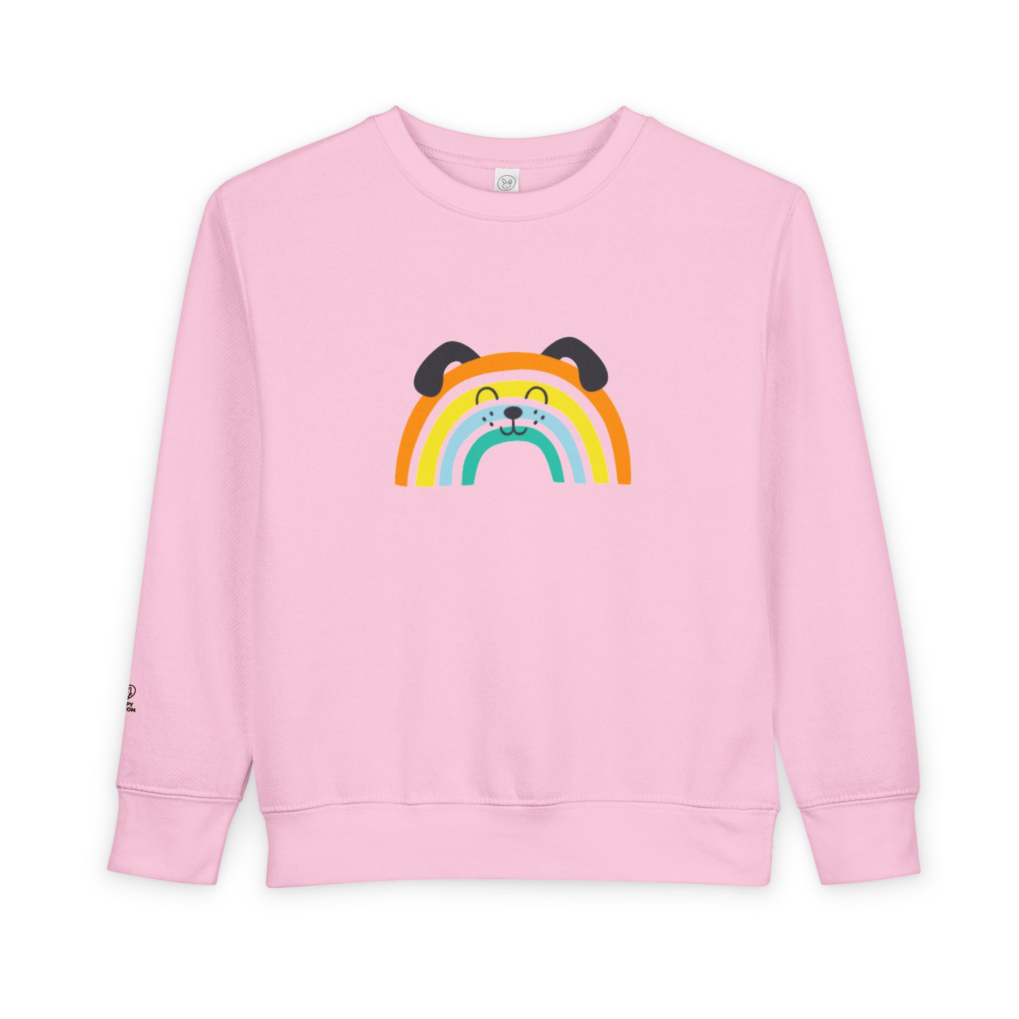 Rainbow Puppy Sweatshirt | Toddler dog rainbow graphic - Image 13