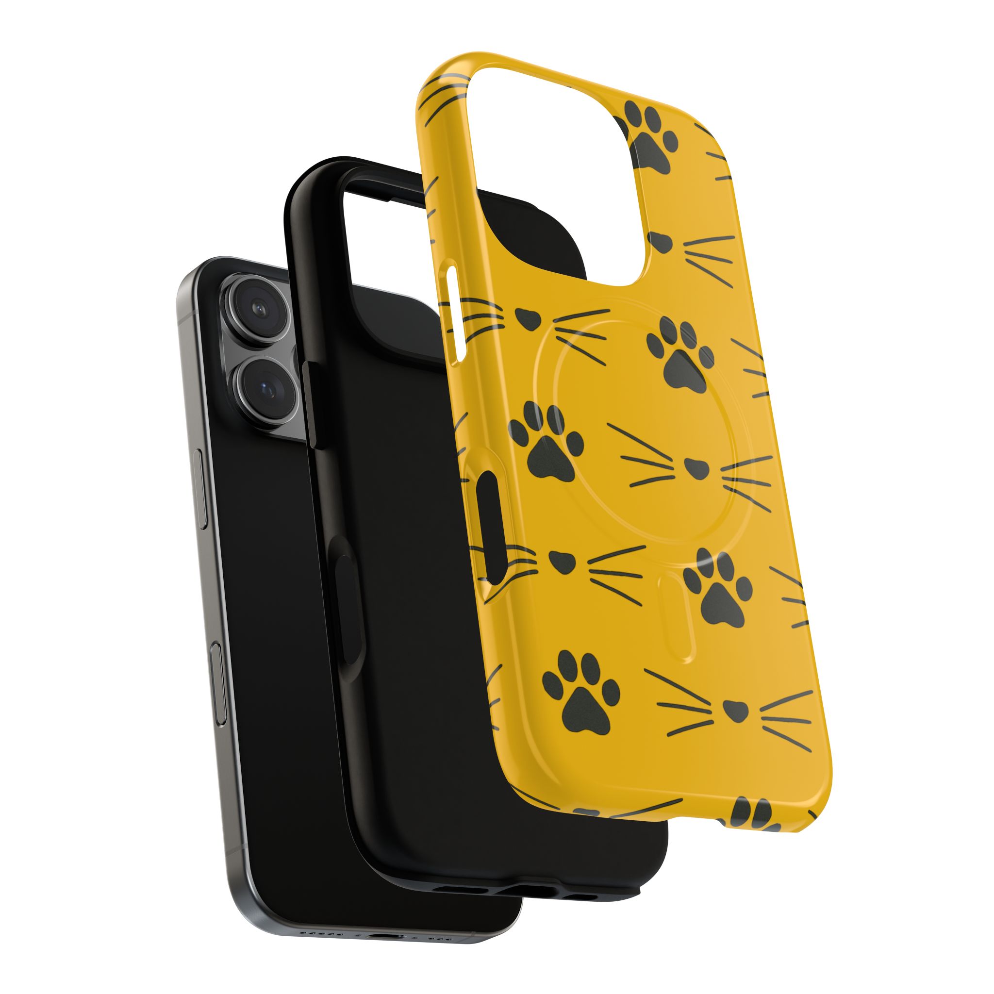 Sleek Cat Paw Magnetic Phone Case, Durable Pet Lover Accessory, Trendy Gift for Cat Owners, Protect Your Phone with Style - Image 51