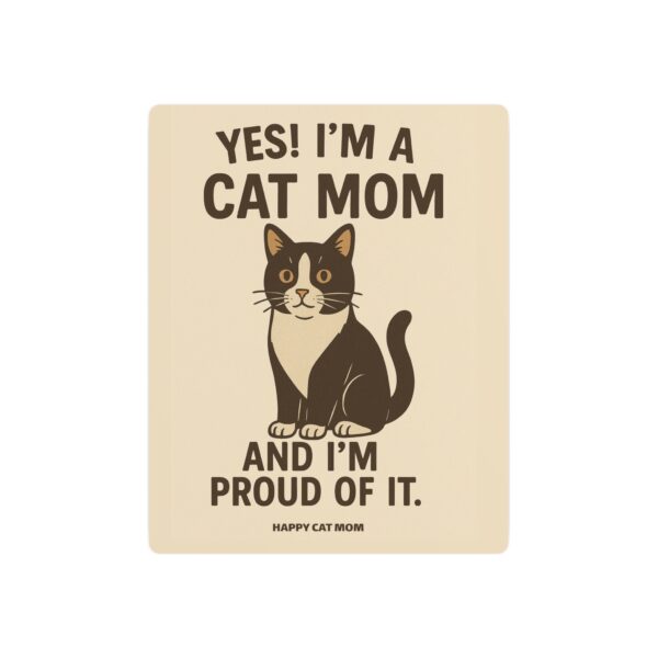 Cat Mom Metal Art Sign, Cat Lover Wall Decor, Gift for Cat Owners, Unique Home Decor, Cat Themed Housewarming Gift - Image 5