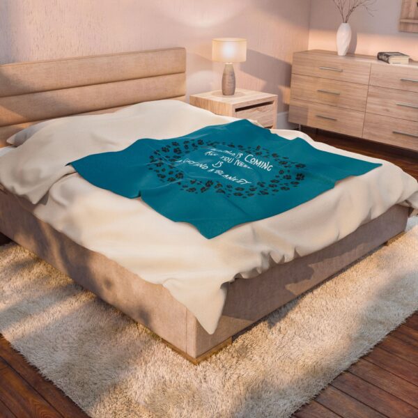 Winter Is Coming Cat Blanket | Cozy Velveteen Plush Throw for Cat Lovers, Gift for Pet Owners, Snuggle Blanket, Home Decor - Image 4