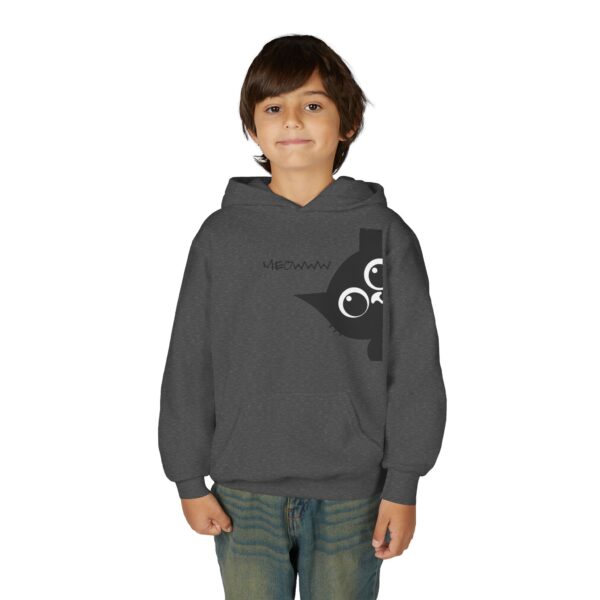 Peekaboo Cat Hoodie | Kids Pullover Hooded Sweatshirt - Image 31