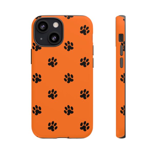 Orange Paw Print Phone Case | Tough Cases | Pet Lover Gift, Animal Print Cases, Unique Phone Cover, Fun Accessories, Birthday Gift - Image 31