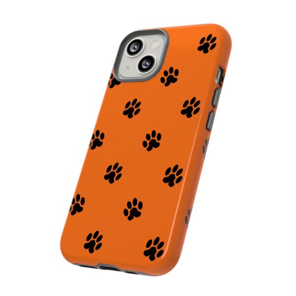 Orange Paw Print Phone Case | Tough Cases | Pet Lover Gift, Animal Print Cases, Unique Phone Cover, Fun Accessories, Birthday Gift - Image 74