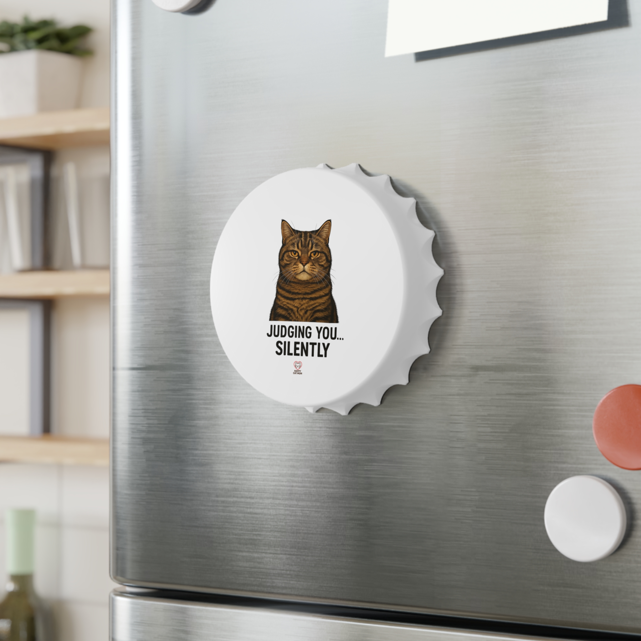 Cat-Themed Bottle Opener, Fun Kitchen Gadget, Pet Lover Gift, Unique Barware for Parties, Funny Cat Decor, My Cat's Cooler Than Your Ex - Image 4