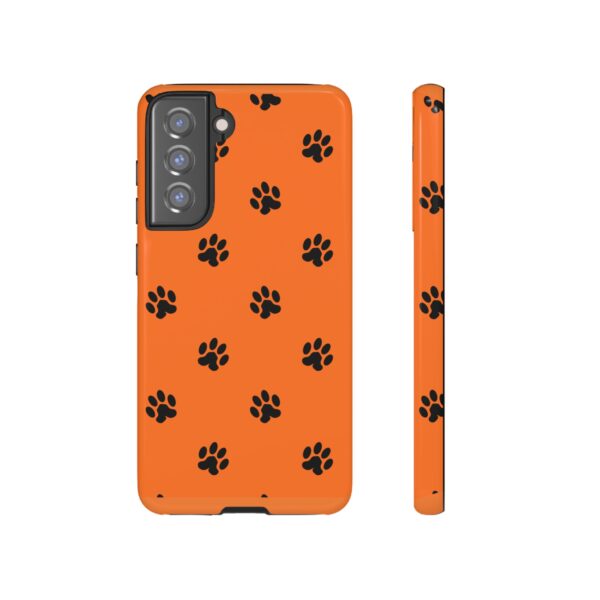 Orange Paw Print Phone Case | Tough Cases | Pet Lover Gift, Animal Print Cases, Unique Phone Cover, Fun Accessories, Birthday Gift - Image 57