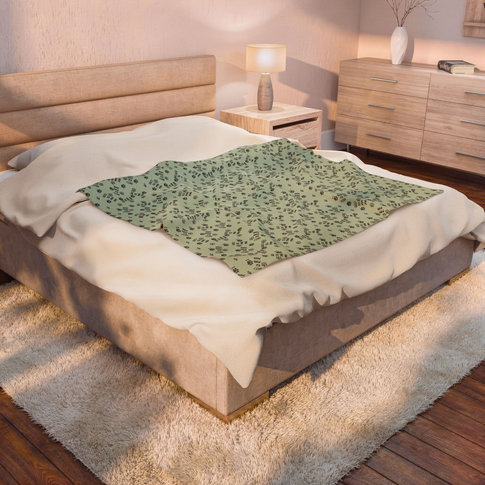Cozy Velveteen Plush Blanket, Soft Throw Blanket, Home Decor, Ideal Gift for Holidays, Snuggle Blanket, Soft Plush Blanket - Image 4
