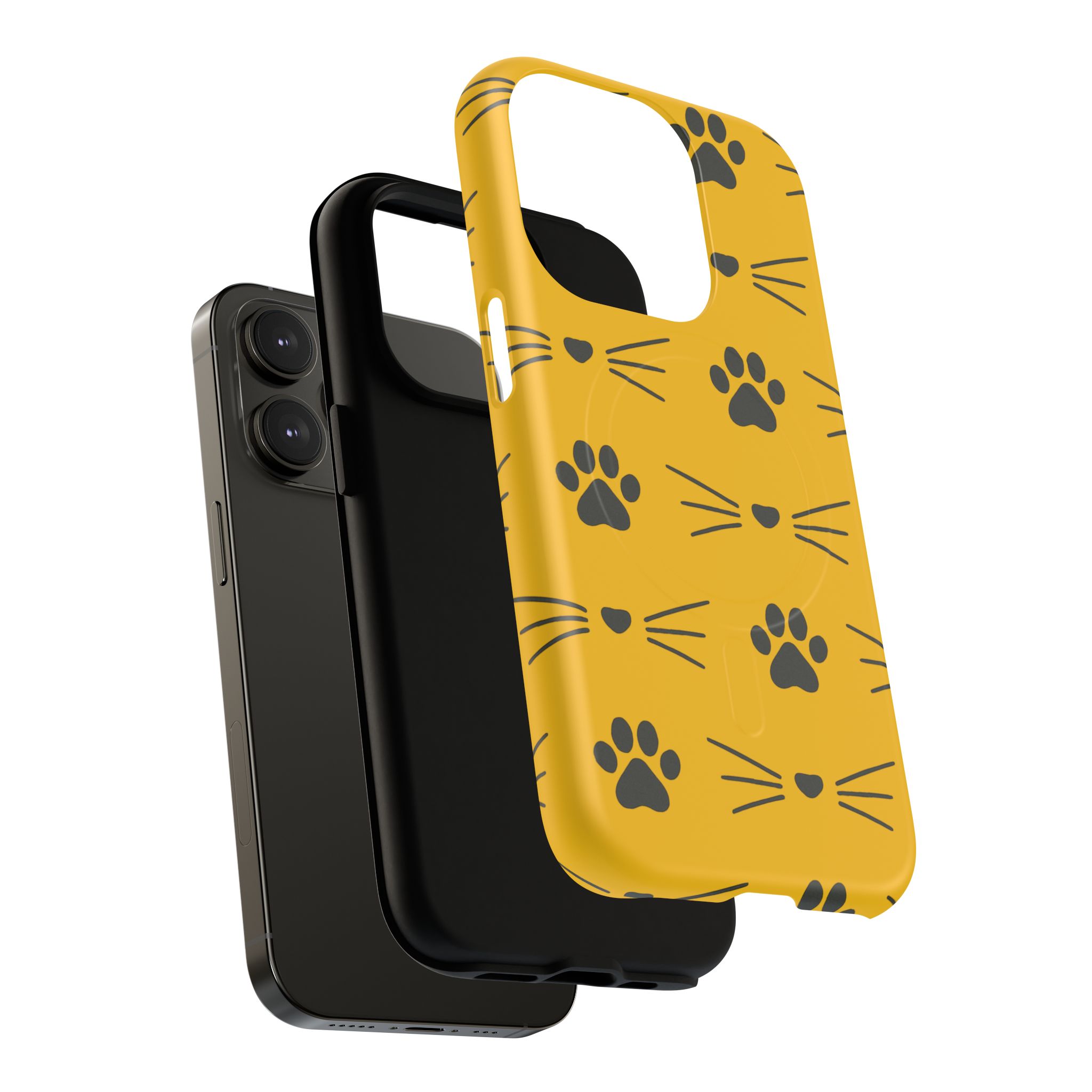 Sleek Cat Paw Magnetic Phone Case, Durable Pet Lover Accessory, Trendy Gift for Cat Owners, Protect Your Phone with Style - Image 36