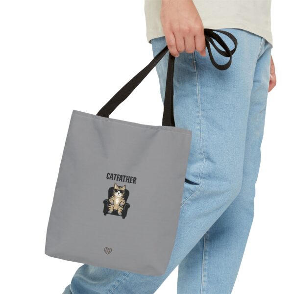 Funny Cat Tote Bag - Perfect for Cat Lovers, Gifts, Everyday Carry, Eco-Friendly Bag, Cute Cat Design - Image 3