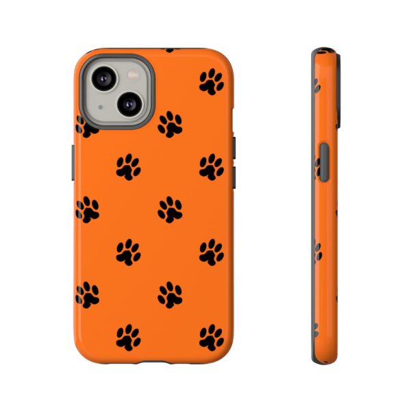 Orange Paw Print Phone Case | Tough Cases | Pet Lover Gift, Animal Print Cases, Unique Phone Cover, Fun Accessories, Birthday Gift - Image 73