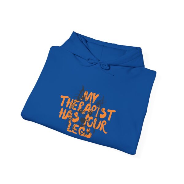 My Therapist Has Four Legs Hoodie | Dog Lover Paw Print Sweatshirt - Image 40