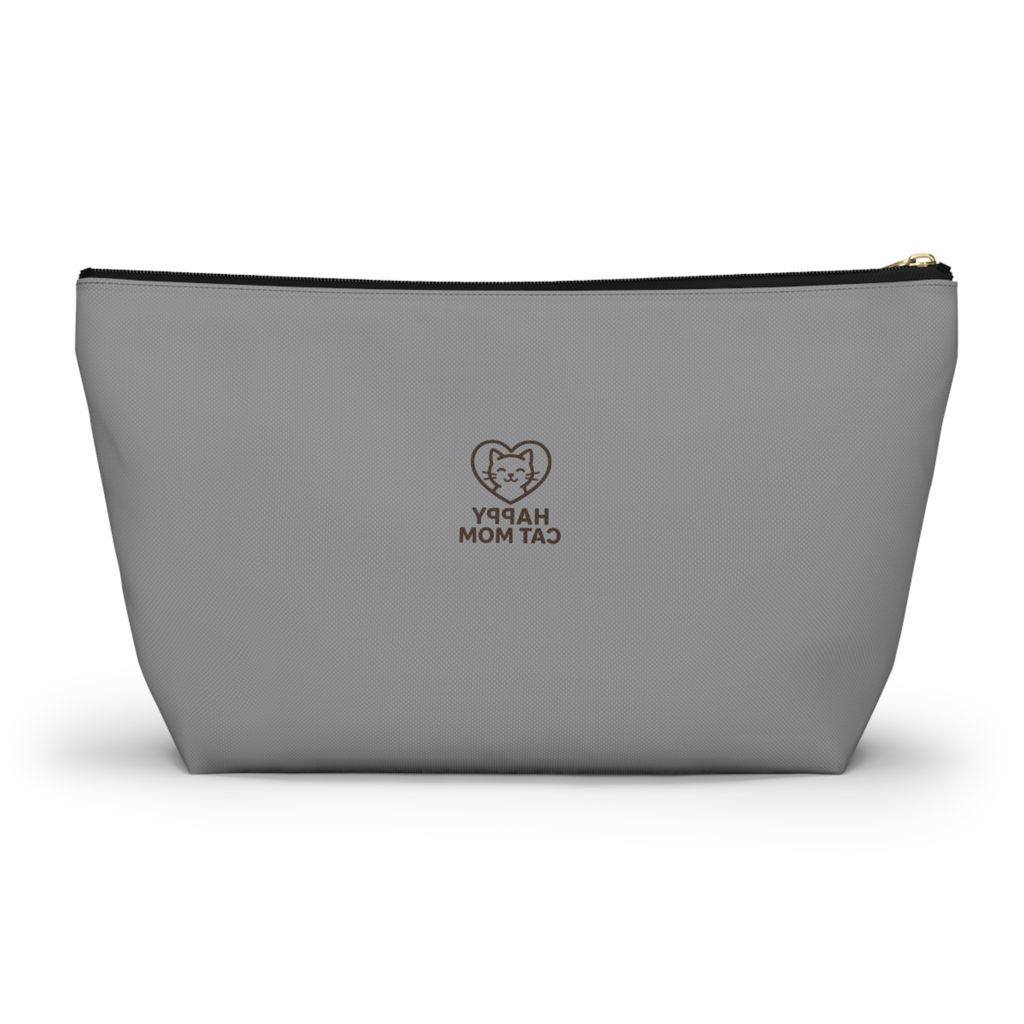 Cat Paw Hearts Accessory Pouch | Green T-Bottom Makeup Bag - Image 2