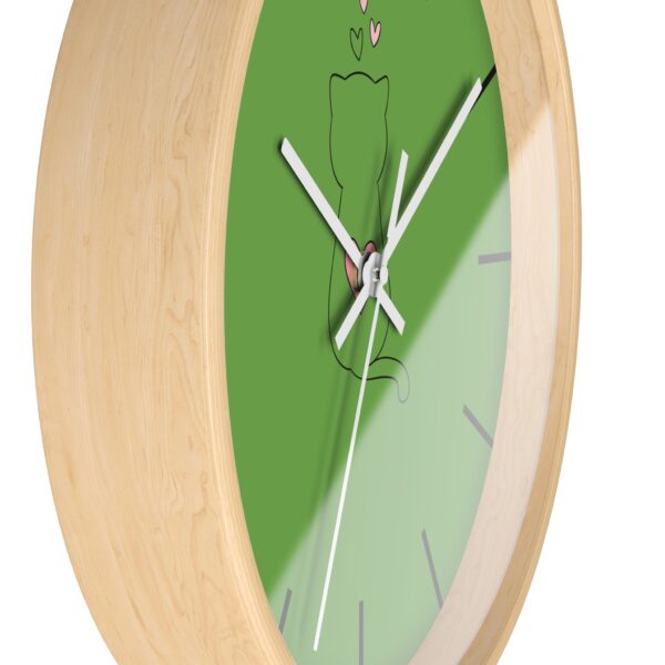 Funny Cat Wall Clock - Cute Çat , Cat Decor, Unique Gift for Cat Lovers, Home Office Wall Art, Quirky Kitty Clock - Image 17