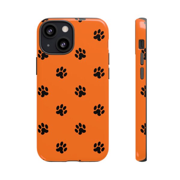 Orange Paw Print Phone Case | Tough Cases | Pet Lover Gift, Animal Print Cases, Unique Phone Cover, Fun Accessories, Birthday Gift - Image 29