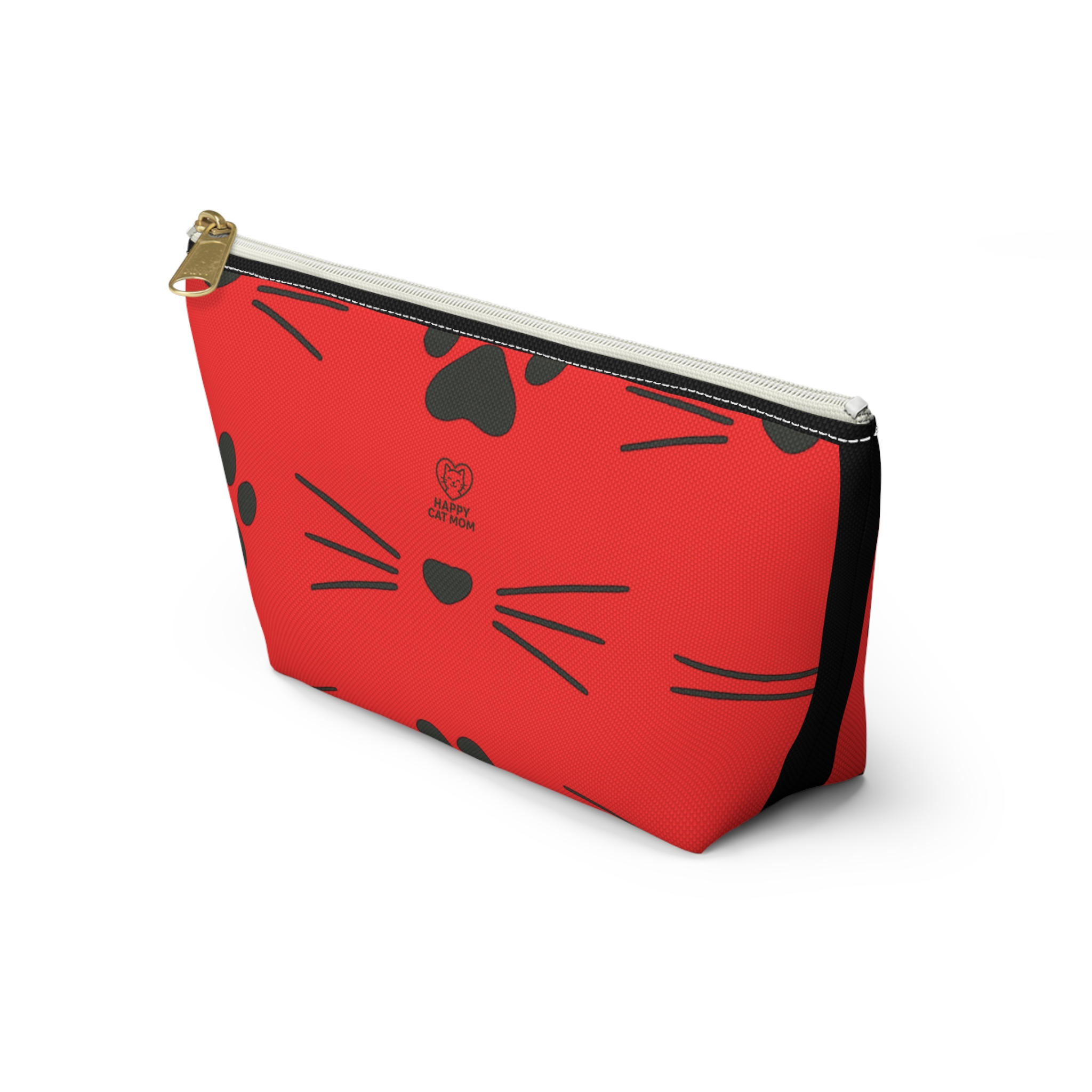 Cat Whiskers and Paw Print Accessory Pouch - Image 11