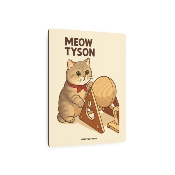 Metal Cat Art Sign, Funny Cat Decor, Pet Lover Gift, Home Wall Decor, Cat-Themed Art, Meow Tyson Sign - Image 7